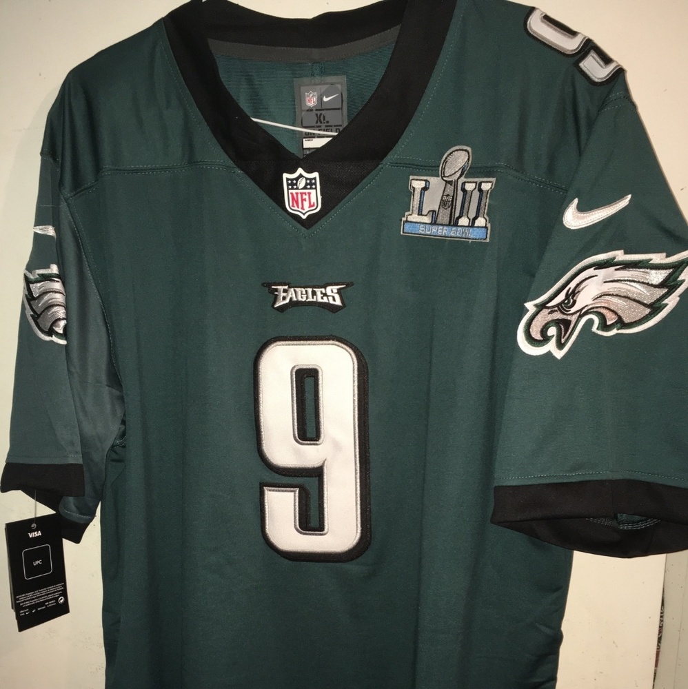 Nick Foles Phila Eagles Jersey w/ Super Bowl Patch